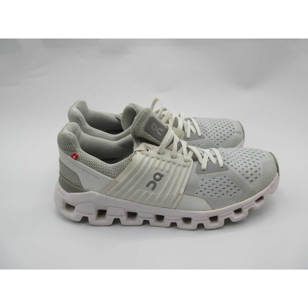 On Running Shoes Womens Size 8 Gray White Cloudswift CloudTec Helion Speedboard‎